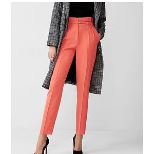 Express High Waisted Belted Sash Waist Pant
